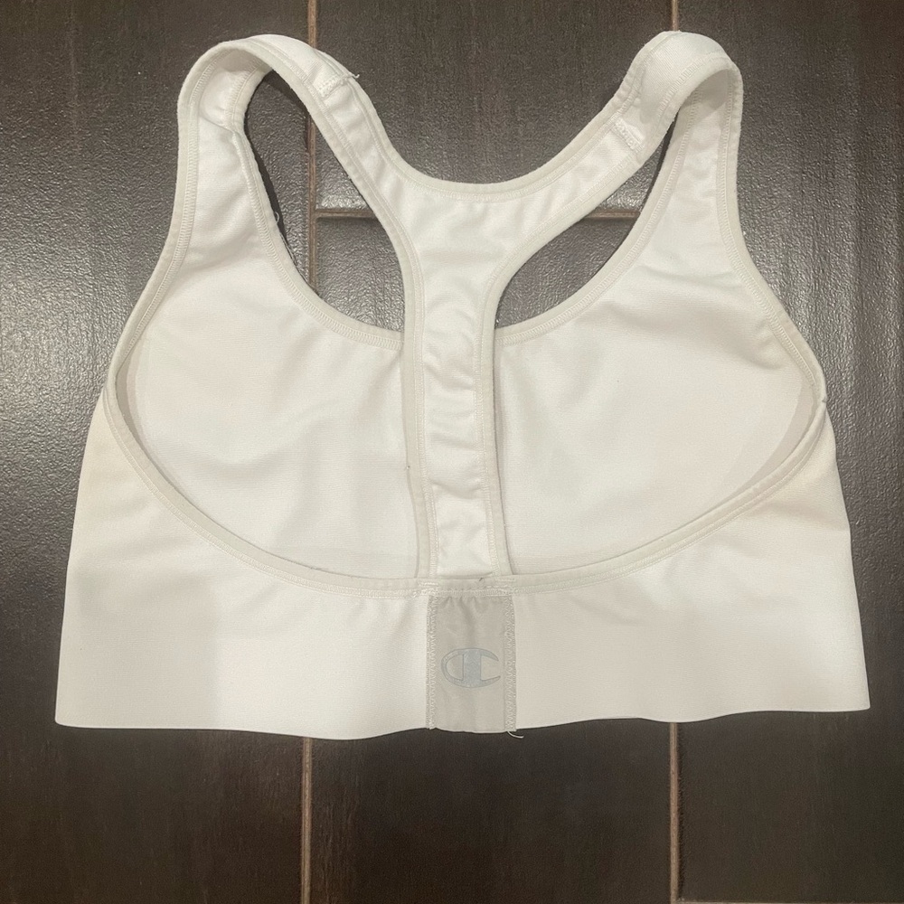 Champion Women's Classic White Sports Bra